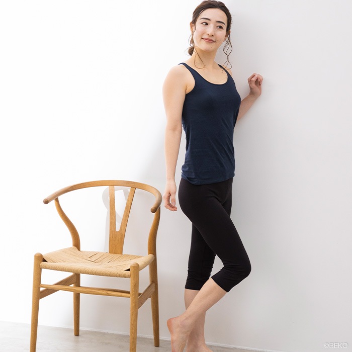 TAKEFU 竹布 スパッツ7分丈（レディース） （メール便使用で送料無料