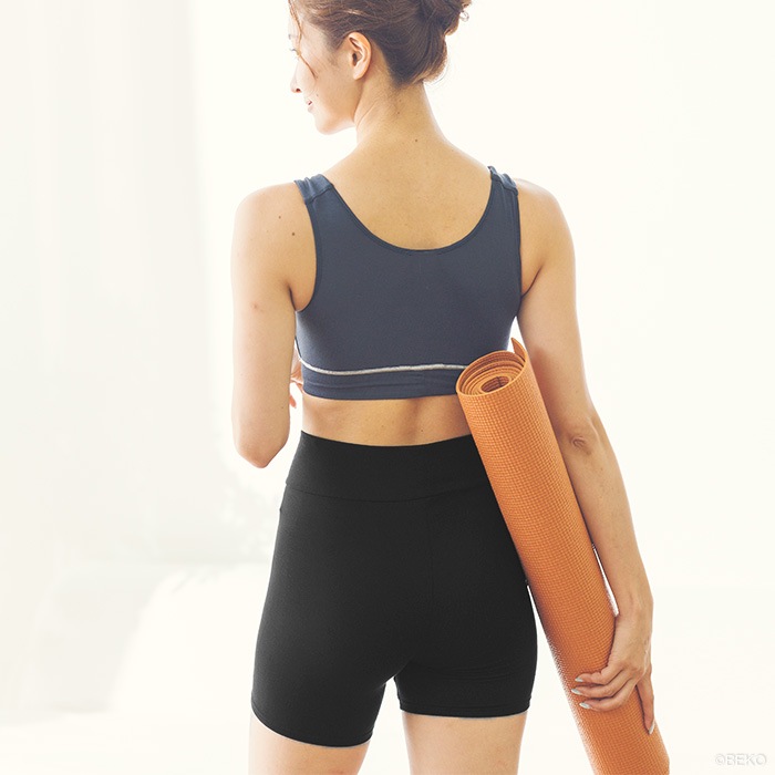 TAKEFU 竹布 スパッツ3分丈（レディース）　（メール便使用で送料無料！）