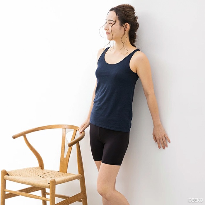 TAKEFU 竹布 スパッツ3分丈（レディース）　（メール便使用で送料無料！）