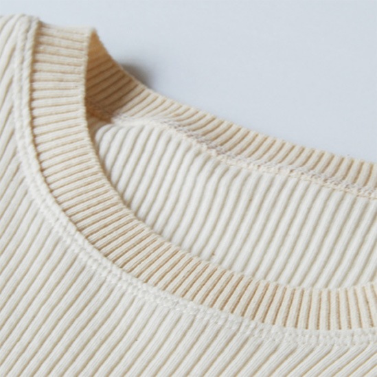 オーガニックコットン天衣無縫 天衣無縫 コットンリブ 長袖クルーネック（メール便使用で送料無料！）