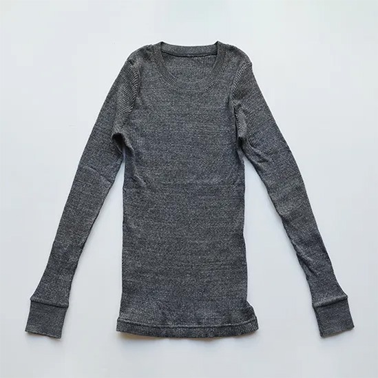 オーガニックコットン天衣無縫 天衣無縫 コットンリブ 長袖クルーネック（メール便使用で送料無料！）