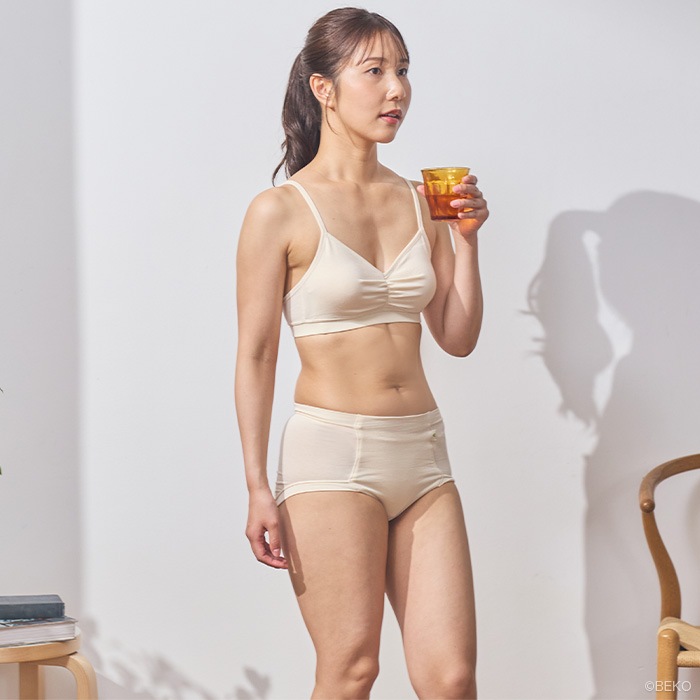 【ブラパッド別売り】ATIRUNA アティルナ ストレッチブラ GRACEFIT（メール便使用で送料無料！）AT210034 オーガニックコットン