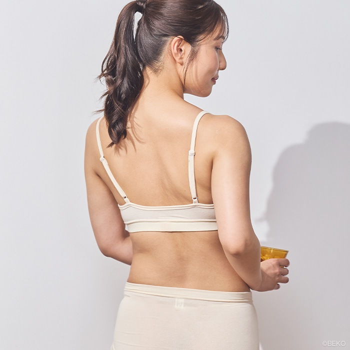 【ブラパッド別売り】ATIRUNA アティルナ ストレッチブラ GRACEFIT（メール便使用で送料無料！）AT210034 オーガニックコットン