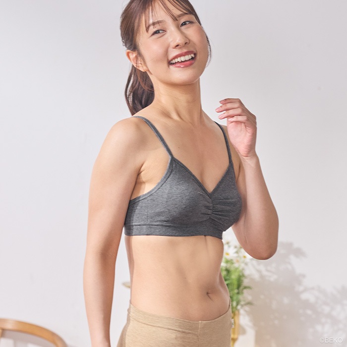 【ブラパッド別売り】ATIRUNA アティルナ ストレッチブラ GRACEFIT（メール便使用で送料無料！）AT210034 オーガニックコットン