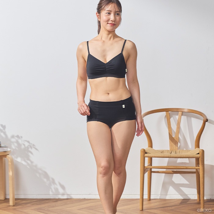 【ブラパッド別売り】ATIRUNA アティルナ ストレッチブラ GRACEFIT（メール便使用で送料無料！）AT210034 オーガニックコットン