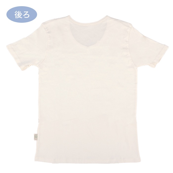 リーフキューブ・オーガニック メンズフライスV首シャツ105151(104151)(メール便使用で送料無料!)