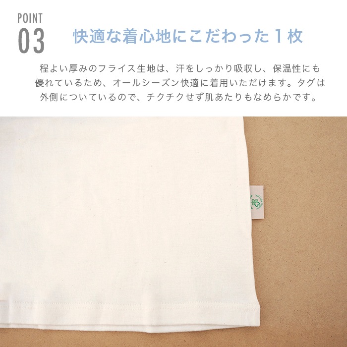 リーフキューブ・オーガニック メンズフライスV首シャツ105151(104151)(メール便使用で送料無料!)
