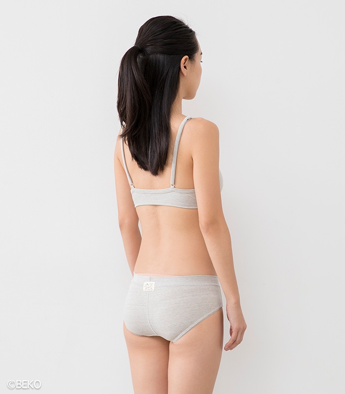 オーガニックガーデン　ベア天フロントホックブラLLサイズ295324(294324)(メール便使用で送料無料！)