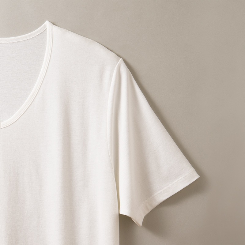 TAKEFU 竹布 VネックTシャツ（メンズ） （メール便使用で送料無料！）