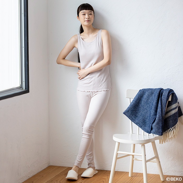 TAKEFU 竹布 くつろぎテレコレギンス (メール便使用で送料無料!)