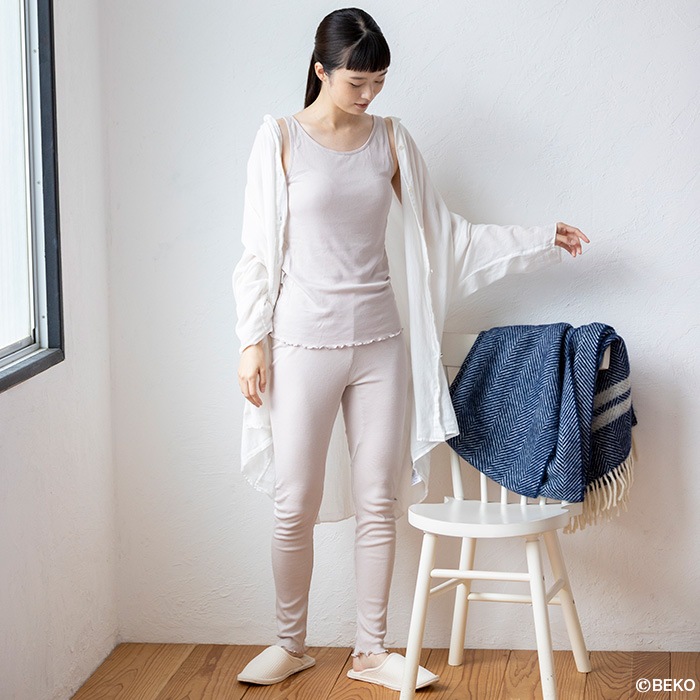 TAKEFU 竹布 くつろぎテレコレギンス (メール便使用で送料無料!)