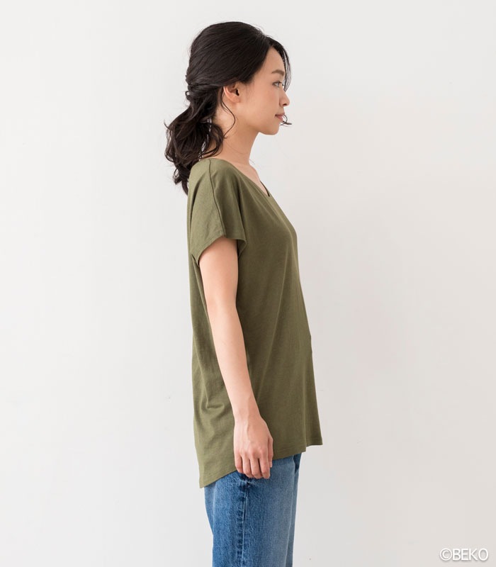 TAKEFU 竹布 フレンチスリーブＴシャツ（レディース）（メール便使用で送料無料！）