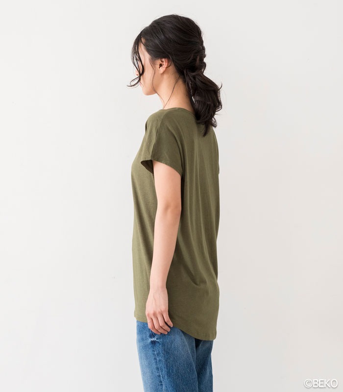 TAKEFU 竹布 フレンチスリーブＴシャツ（レディース）（メール便使用で送料無料！）