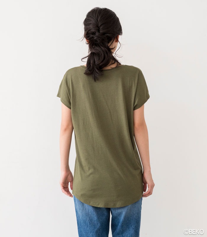 TAKEFU 竹布 フレンチスリーブＴシャツ（レディース）（メール便使用で送料無料！）