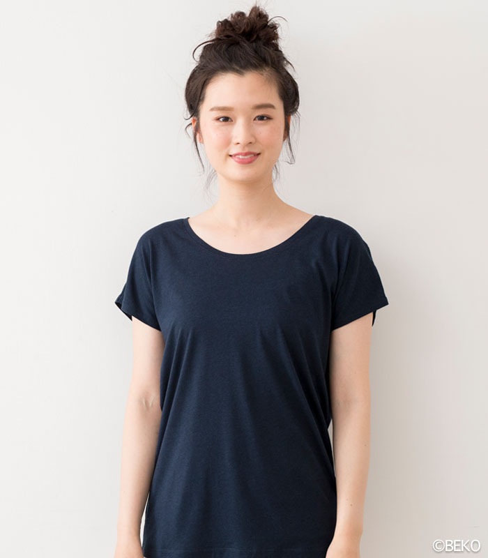 TAKEFU 竹布 フレンチスリーブＴシャツ（レディース）（メール便使用で送料無料！）
