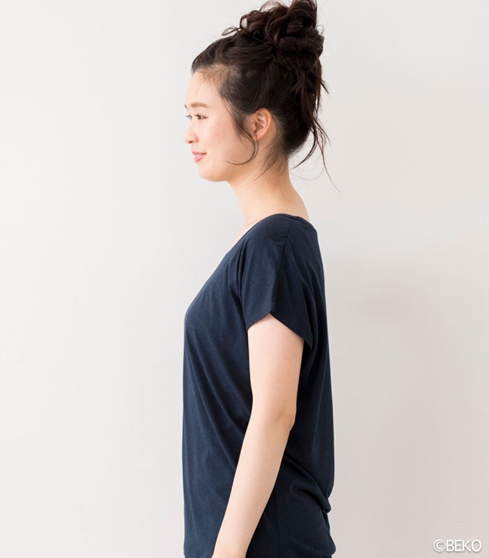 TAKEFU 竹布 フレンチスリーブＴシャツ（レディース）（メール便使用で送料無料！）