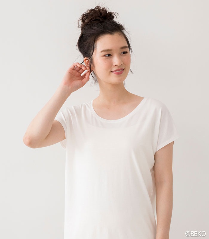 TAKEFU 竹布 フレンチスリーブＴシャツ（レディース）（メール便使用で送料無料！）