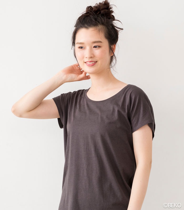 TAKEFU 竹布 フレンチスリーブＴシャツ（レディース）（メール便使用で送料無料！）