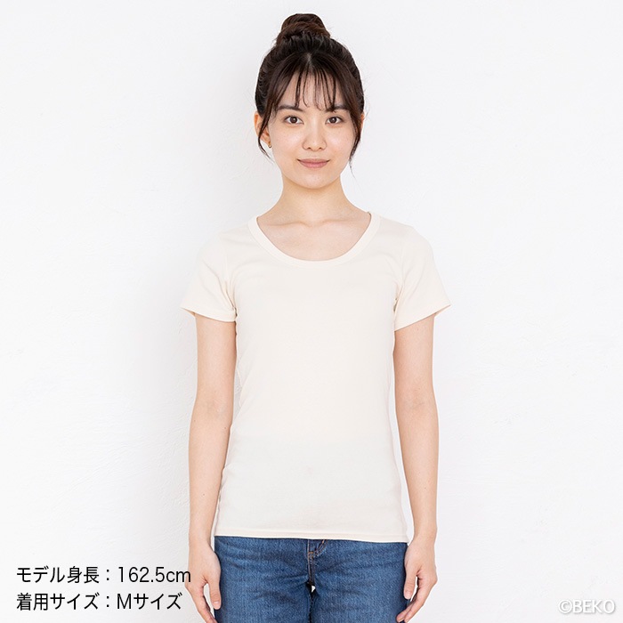 PeopleTree ピープルツリー オーガニックコットン ベーシック クルーネック Ｔシャツ（メール便使用で送料無料！）