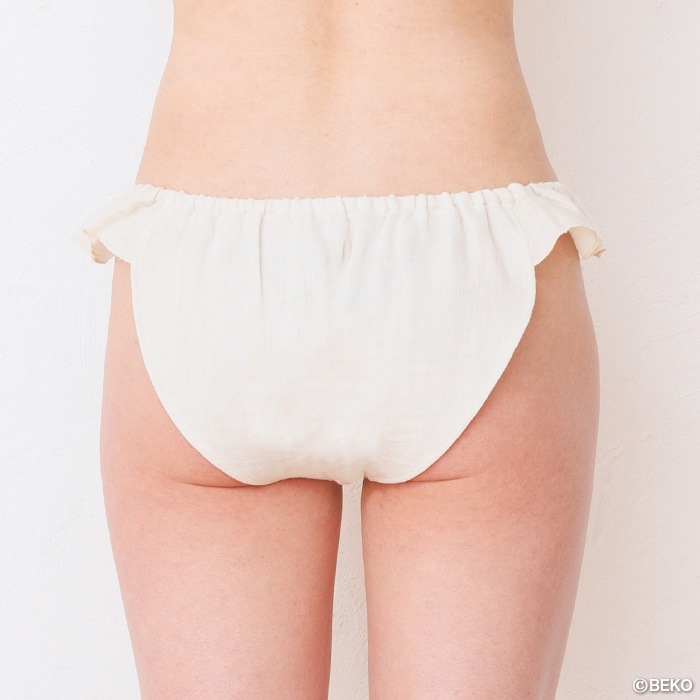 ATIRUNA アティルナ ふんどしショーツ（メール便使用で送料無料！）AT210001 オーガニックコットン×リネン ダブルガーゼ