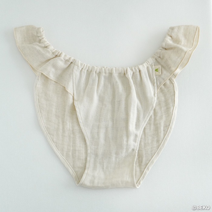 ATIRUNA アティルナ ふんどしショーツ（メール便使用で送料無料！）AT210001 オーガニックコットン×リネン ダブルガーゼ