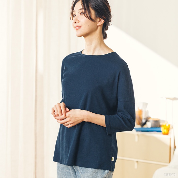 ATIRUNA アティルナ オーガニックコットン 100% ドルマンスリーブTシャツ (メール便使用で送料無料!)AT210020 オーガニックコットン