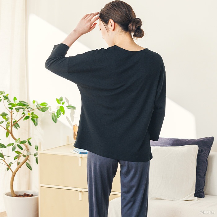 ATIRUNA アティルナ オーガニックコットン 100% ドルマンスリーブTシャツ (メール便使用で送料無料!)AT210020 オーガニックコットン