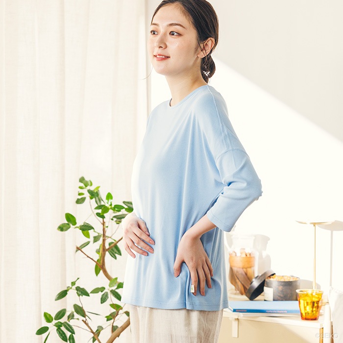 ATIRUNA アティルナ オーガニックコットン 100% ドルマンスリーブTシャツ (メール便使用で送料無料!)AT210020 オーガニックコットン