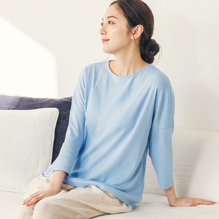 ATIRUNA アティルナ オーガニックコットン 100% ドルマンスリーブTシャツ (メール便使用で送料無料!)AT210020 オーガニックコットン