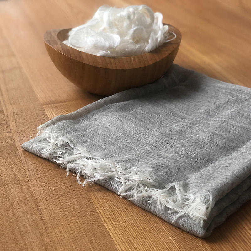 TAKEFU 竹布 極細８０番手ストール（ヤク入り） （メール便使用で送料無料！）