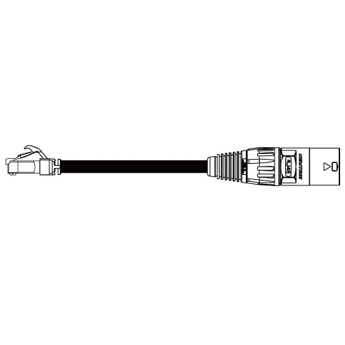 BELDEN ET-1304A-B0-** �����������Ѵ������֥�(RJ45 - ����������)