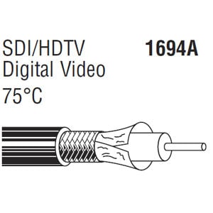 BELDEN STORE | BELDEN 1694A 75Ωデジタル対応同軸ケーブル