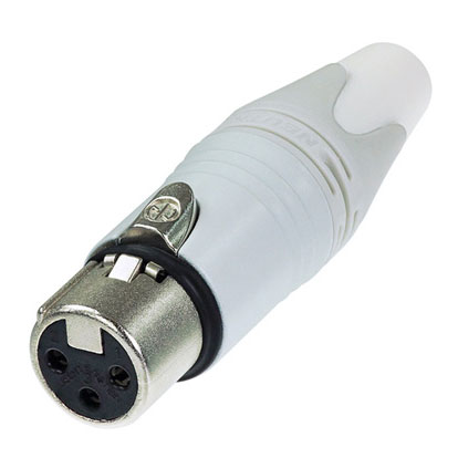 NEUTRIK NC3FXX-WT �ۥ磻��XLR���ͥ����� (3pin, �᥹)