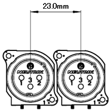 NEUTRIK NC3MAV-0 A���꡼������ľ������ 3pin