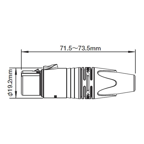 NEUTRIK NC3FXX XX���꡼�� (3pin, �᥹)