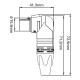 NEUTRIK NC4FRX-B RX���꡼�� (4pin, �᥹)