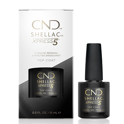 CND　シェラック　エクスプレス5トップコート　15mL