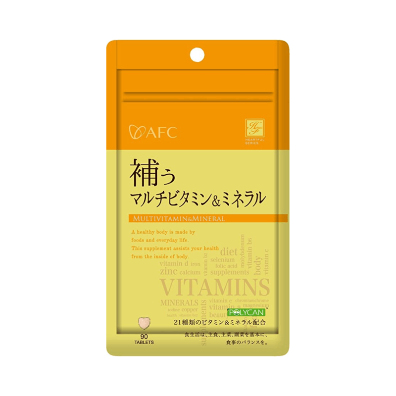 AFC　ハートフルシリーズ　補うマルチビタミン&ミネラル 90粒入