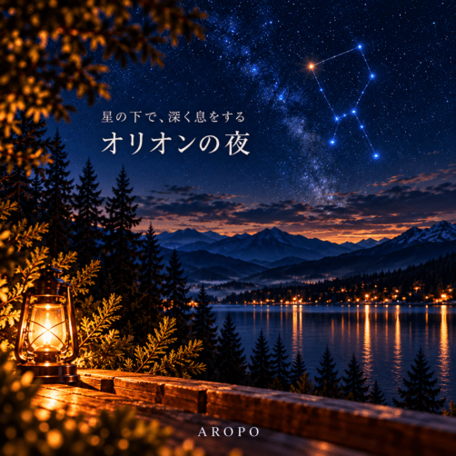 オリオンの夜｜いつもの部屋に、星空の余韻を（約50分の特別な空間体験×3回分 ）【送料無料】