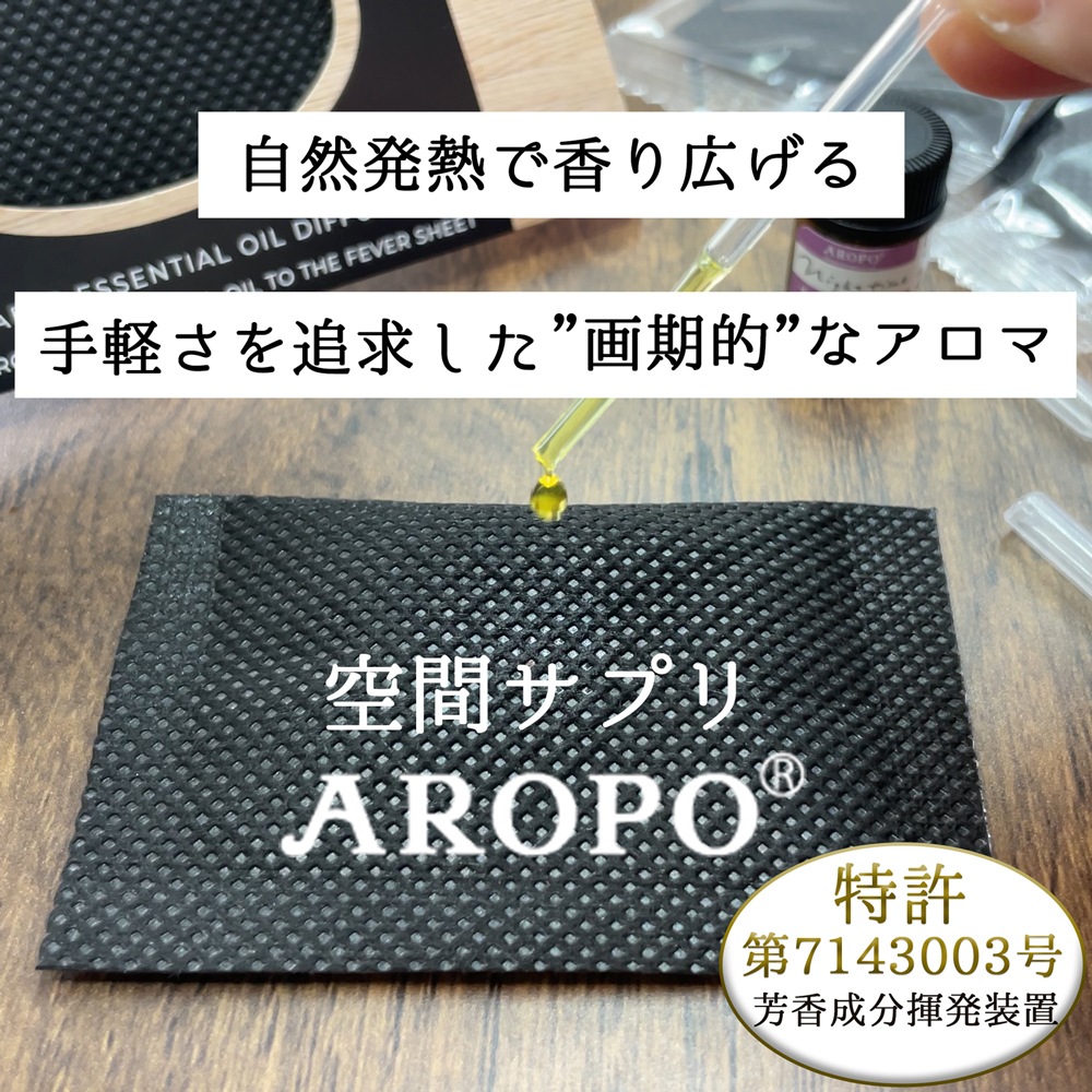 【1箱】紙ケース・ヒートシート：各4個（AROPO 紙ケース ディフューザー）