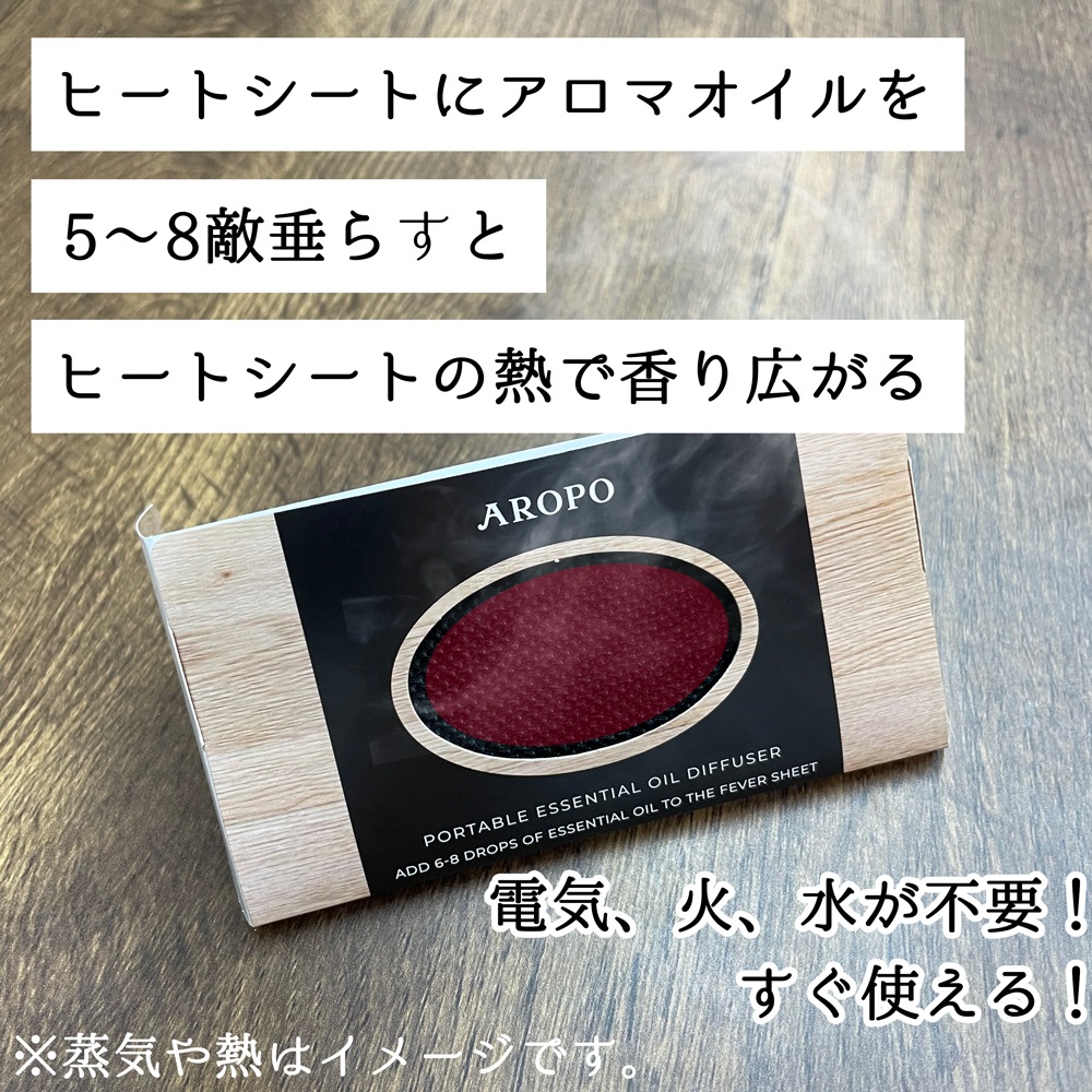 【2箱】紙ケース・ヒートシート：各8個（AROPO 紙ケース ディフューザー）