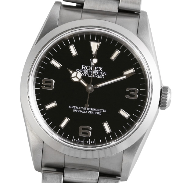 ロレックス ROLEX 14270 A番(1999年頃製造) ブラック メンズ 腕時計