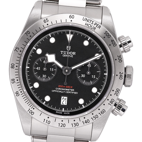 美品】【中古】TUDOR チュードル ヘリテージ ブラックベイ クロノ