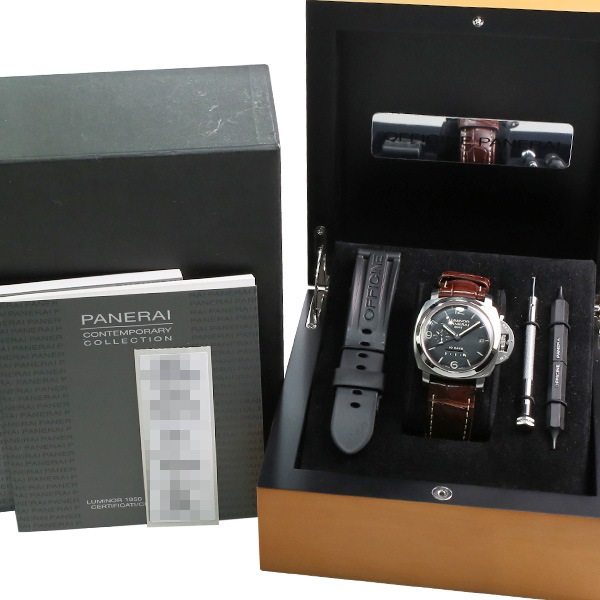 中古】PANERAI パネライ ルミノール 1950 10デイズ GMT PAM00270 N番