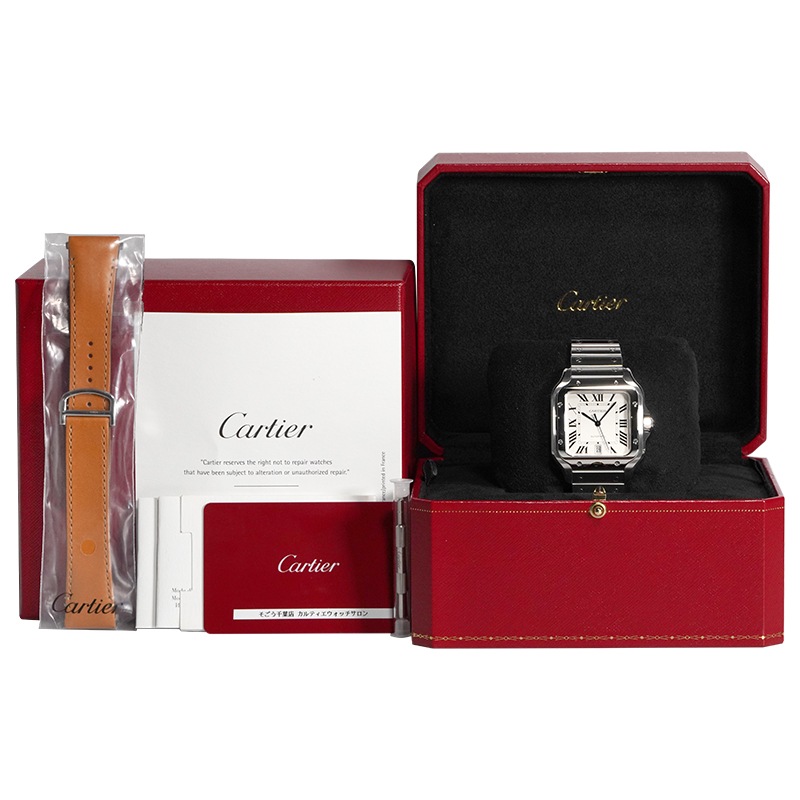 美品】【中古】Cartier カルティエ サントス ドゥ カルティエ LM
