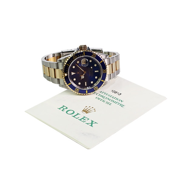 中古】ROLEX ロレックス サブマリーナデイト 16613 P番【自動巻