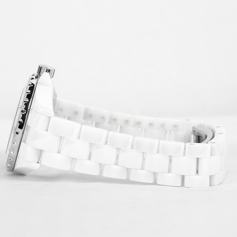 2026年1月電池交換済み】【中古】CHANEL シャネル J12 ホワイト