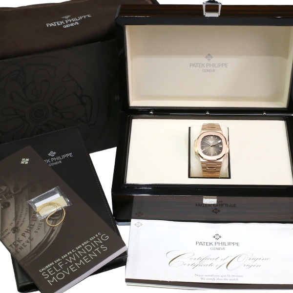 パテックフィリップ　付属品セット　中古 仕上げ済み】【中古】PATEK PHILIPPE パテック・フィリップ ノーチラス