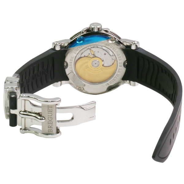 Breguetブレゲ マリーンⅡ 5817 ラバーベルト ブルー　レア　希少 ブレゲ マリーンIIのラバーベルトの価格は？ - 腕時計の読みもの