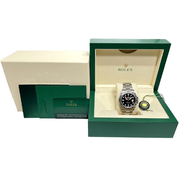美品】【中古】ROLEX ロレックス エクスプローラーII 226570 (ブラック 
